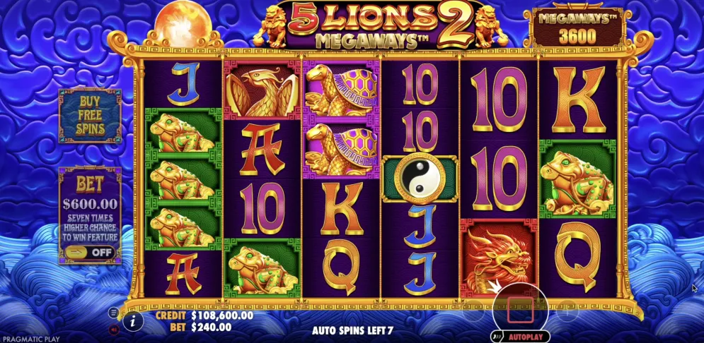 5 Lions Megaways 2 