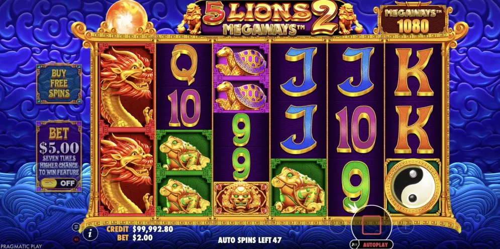 5 Lions Megaways 2 