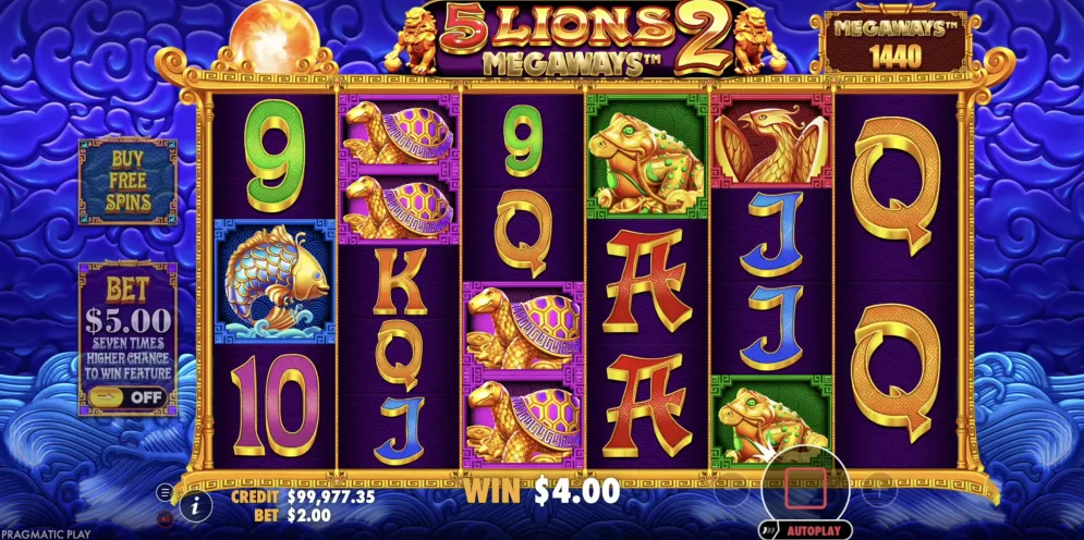 5 Lions Megaways 2 
