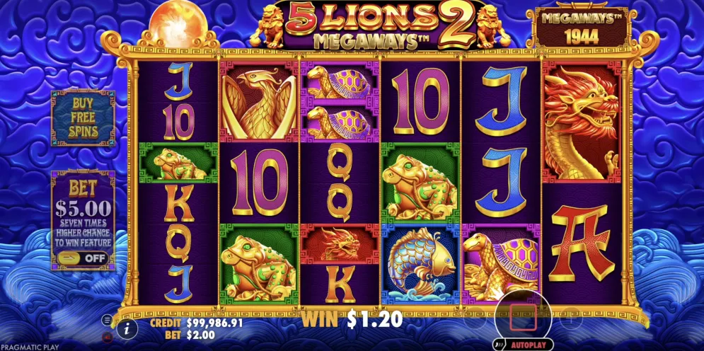 5 Lions Megaways 2
