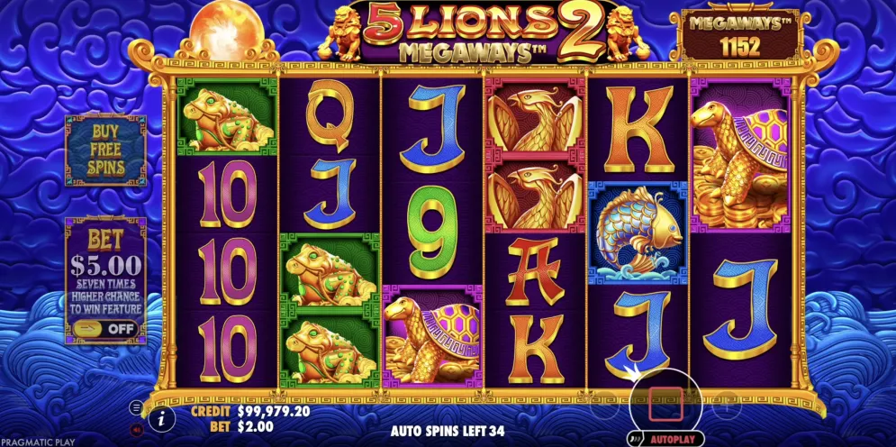 5 Lions Megaways 2 